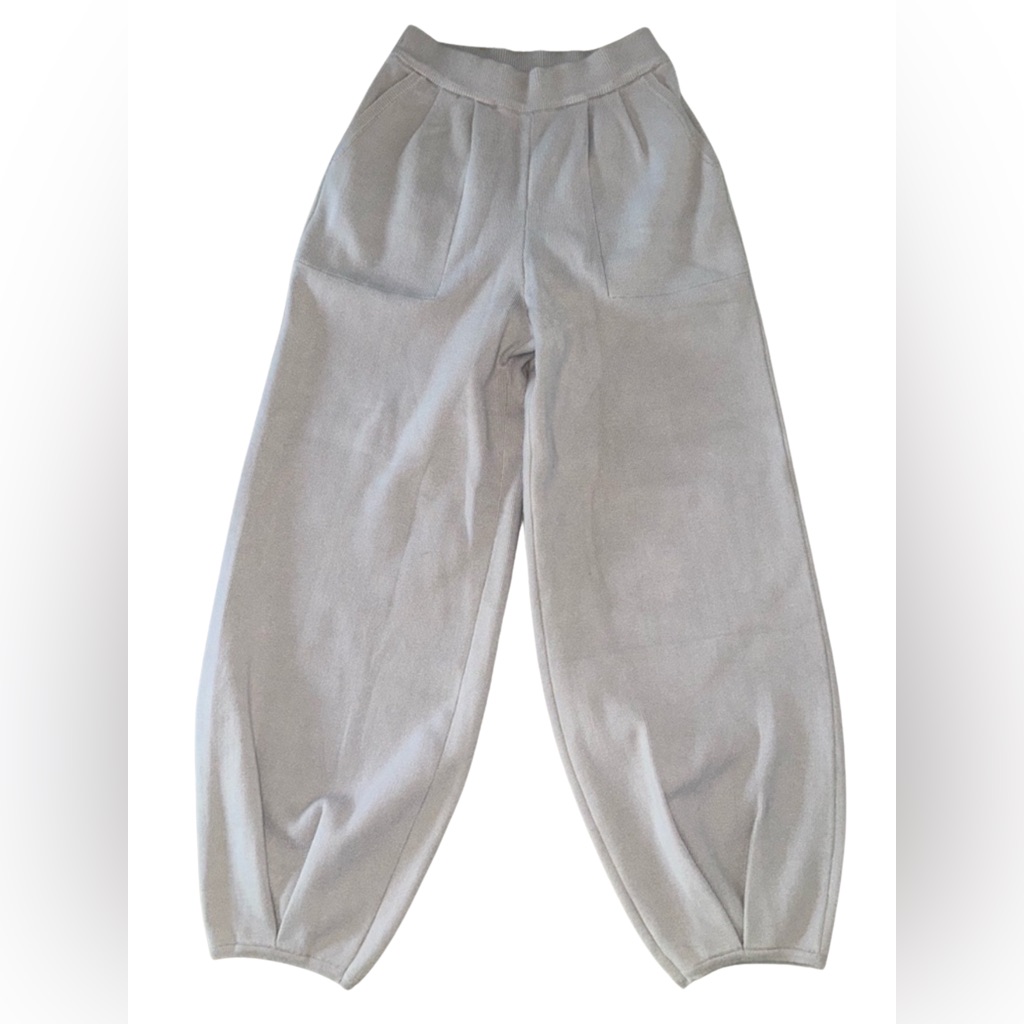 80 Cotton Grey Parachute Sweatpants Size Small Nwot